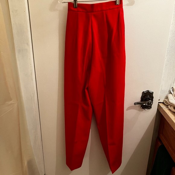 Vintage Alan G slacks size 4 colour red - Picture 4 of 6